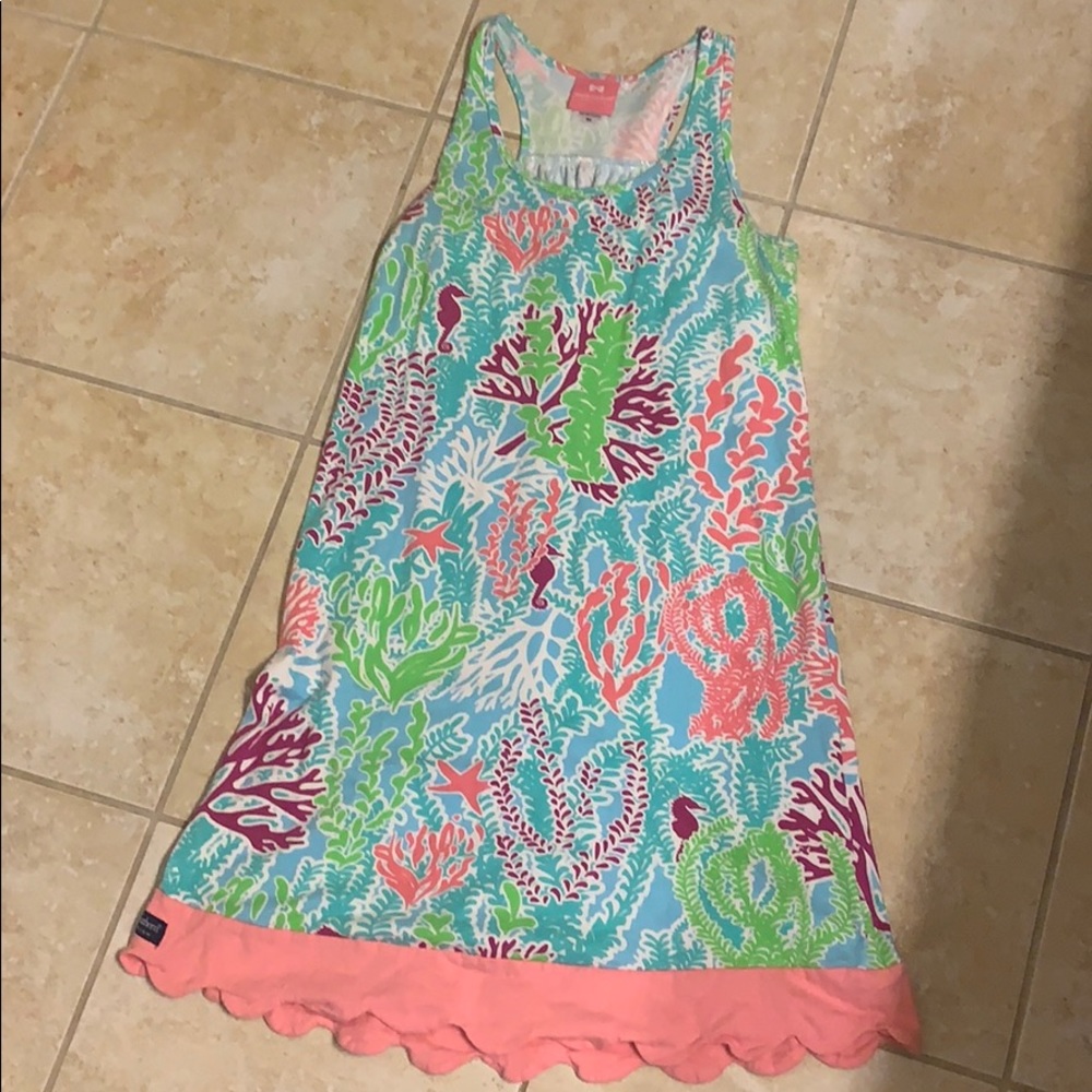 SCALLOPED TANK DRESS LILLY SIMPLY SOUTHERN